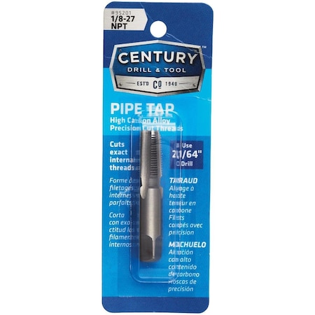 Century Drill & Tool Century Drill & Tool 1/8-27 NPT National Pipe Thread Tap 95201